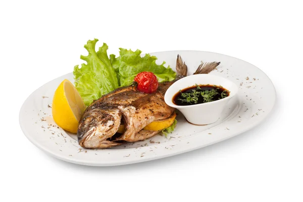 Grilled bream fish — Stock Photo, Image