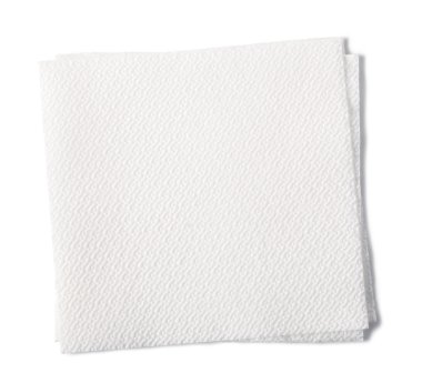 paper napkin isolated on white background  clipart