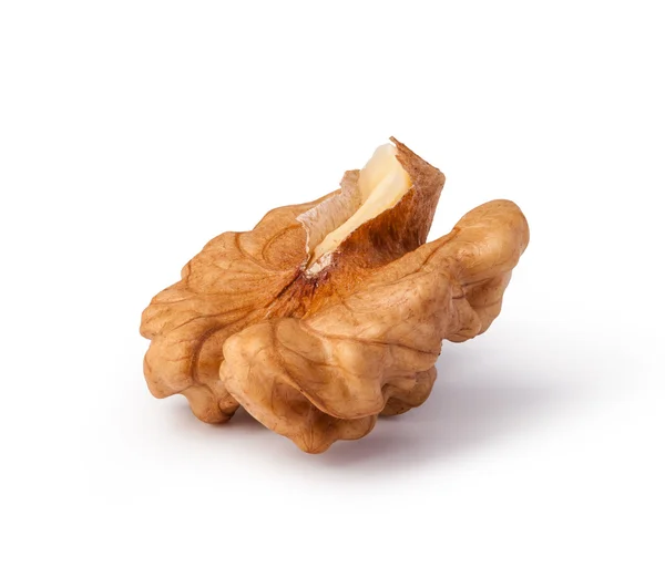 Nueces aisladas sobre fondo blanco — Foto de Stock