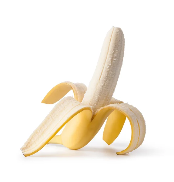 Banaan op een witte achtergrond — Stockfoto