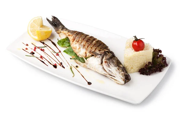 Pescado parrilla — Foto de Stock