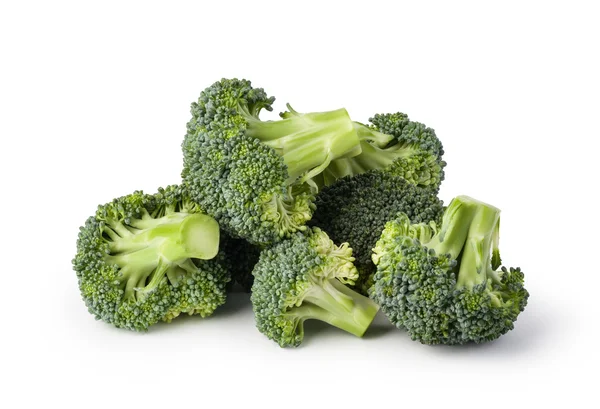 Färsk broccoli isolerad på vit bakgrund — Stockfoto
