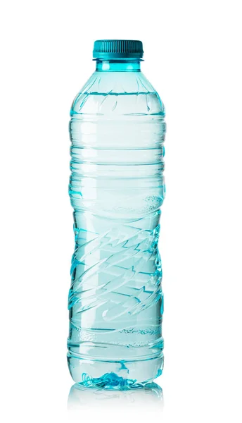 白い背景に単離された小さな水ボトル — ストック写真