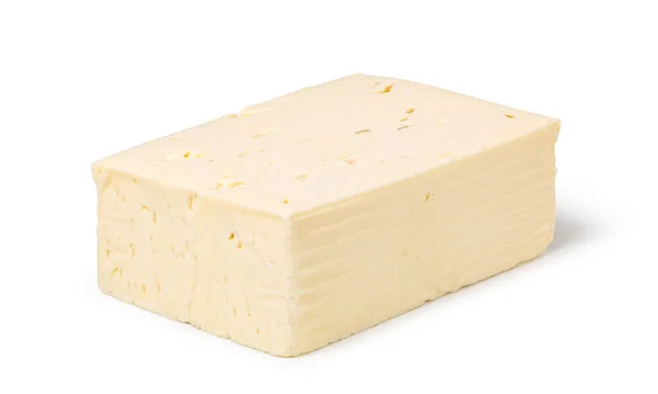 Feta Cheese Isolated White — Stock Photo, Image