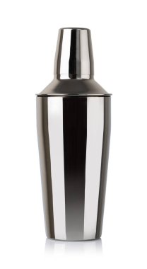 Beyaz arka plan üzerinde izole kokteyl shaker
