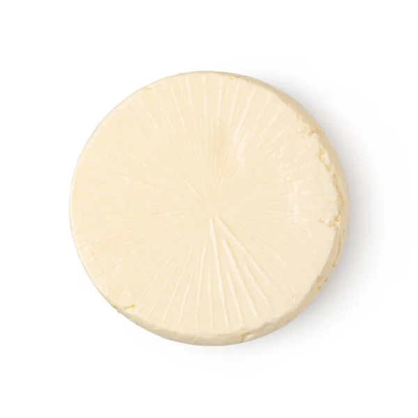 Fromage Feta Isolé Sur Blanc — Photo