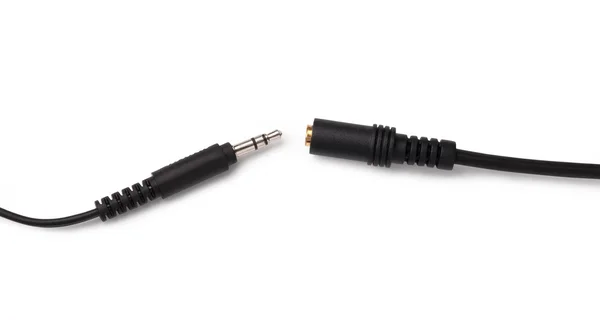 Cable de audio Minijack — Foto de Stock