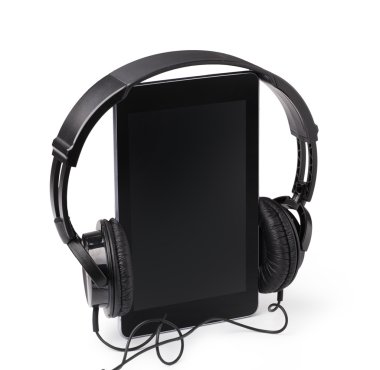 kulaklık ile tablet