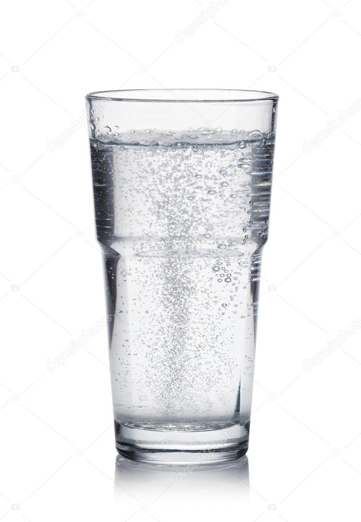 glass of mineral water