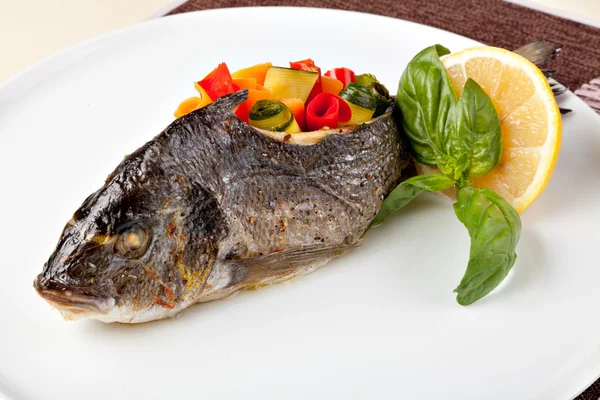 Grilled Sea Bream — Stock Photo, Image