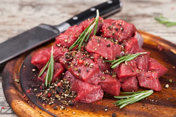 Carne crua de bovino — Fotografia de Stock