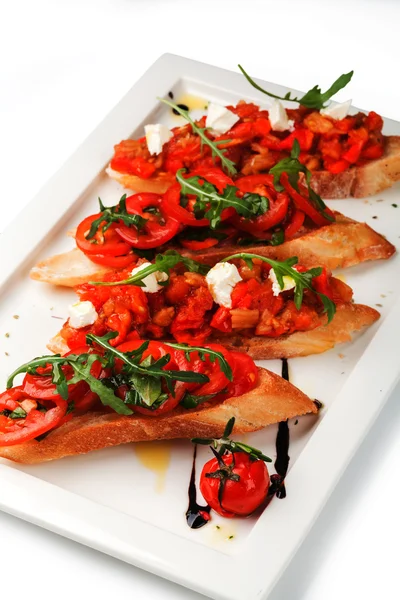 Bruschettas — Stock Photo, Image