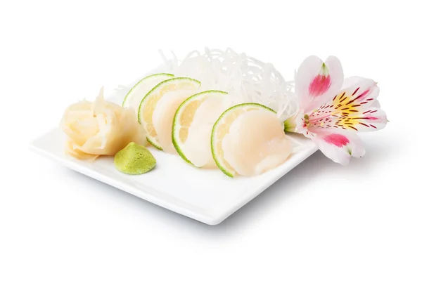 Capesante sashimi — Foto Stock