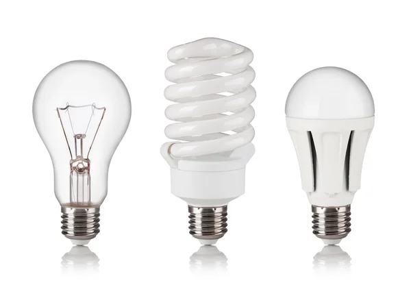 Set of different light bulbs — Stock Photo, Image