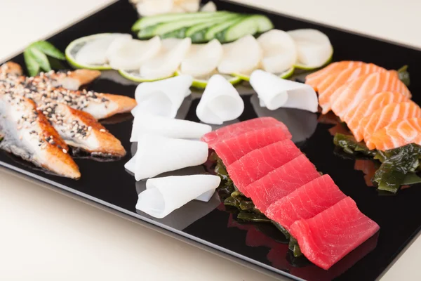 Heerlijke gemengde sashimi — Stockfoto