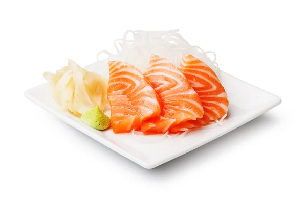 Zalm sashim — Stockfoto