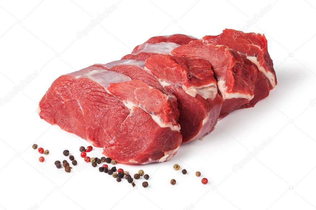 Raw beef meat