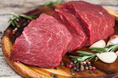 Raw beef meat clipart