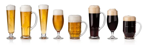 Bierglas-Set — Stockfoto