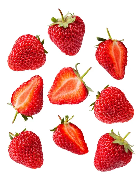 Uppsättning av jordgubbar — Stockfoto