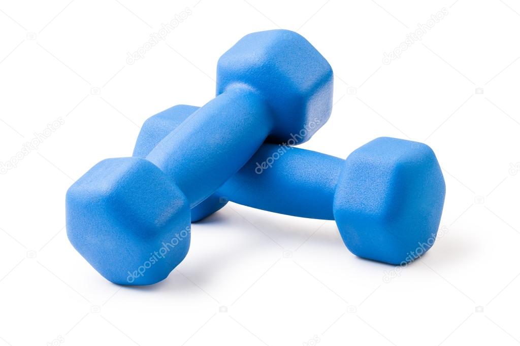 Two of dumbbells