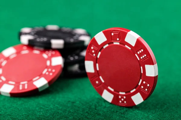 Casino chips. close up photo — Stock Photo, Image