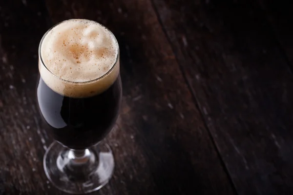 Glass beer. close up photo — Stock Photo, Image