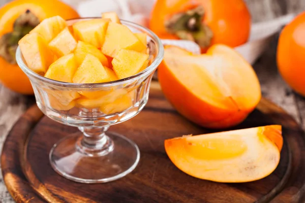 Persimmon. close up photo — Stock Photo, Image