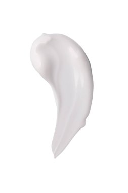 Beyaz losyon örnekleri temiz arka planda kozmetik krem dokusu sunar