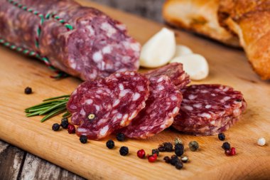 sosis. fotoğrafı kapatın