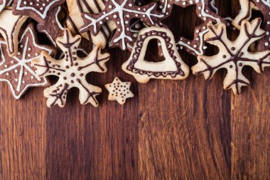 Noel kurabiyeleri. Fotoğraf