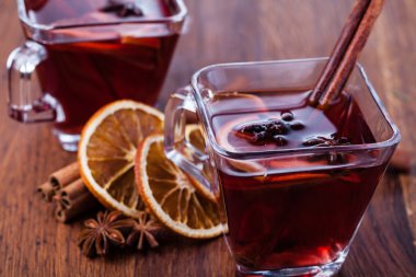 Mulled şarap. Fotoğraf