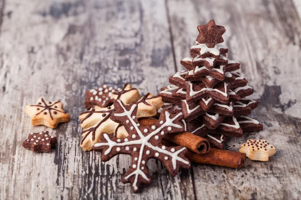 Galletas de Navidad. Foto: — Foto de Stock