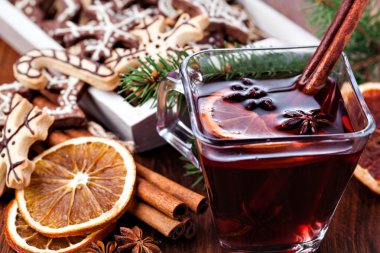Mulled şarap. Fotoğraf