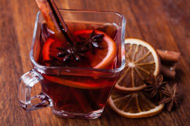 Mulled şarap. Fotoğraf