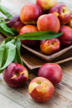 taze şeftali. Fotoğraf