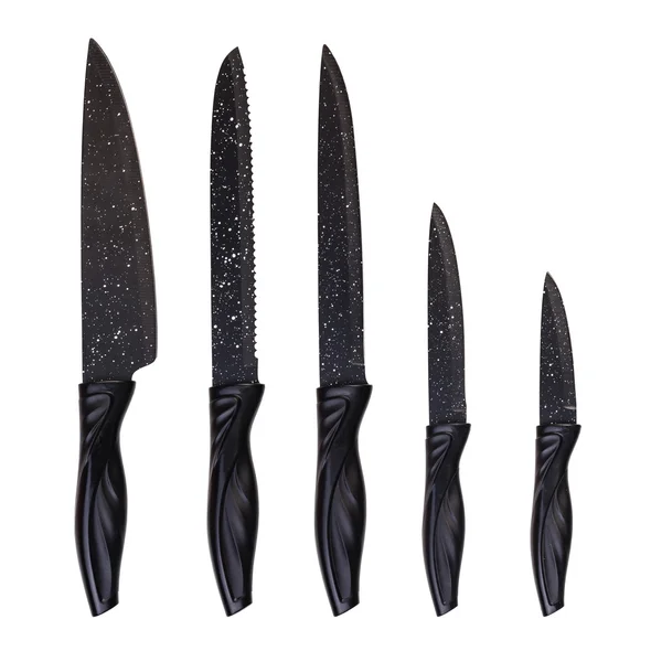 Noże kuchenne ze stali — Zdjęcie stockowe