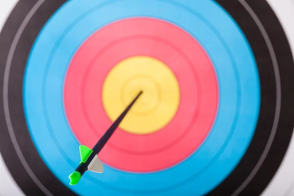 Arrows in archery target — Stock Photo, Image