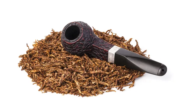 Smoking pipe and tobacco — Stock Photo, Image