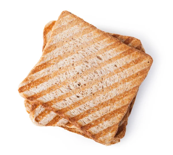 Toastový chléb izolovaných na bílém pozadí — Stock fotografie