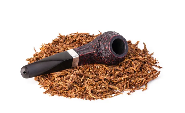 Smoking pipe and tobacco — Stock Photo, Image