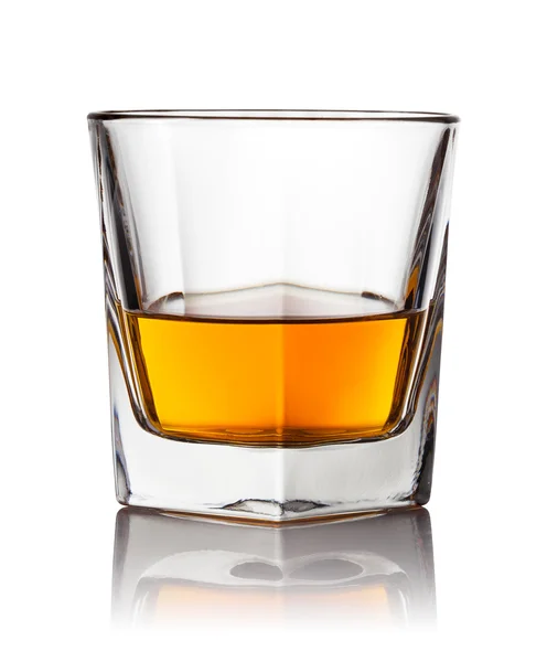 Whisky scotch su fondo bianco — Foto Stock