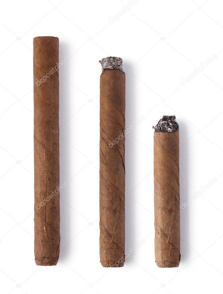 cigar isolated on a white background
