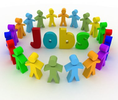 İnsanlar bir kelime Jops stand