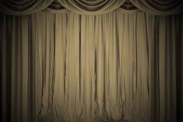 Open  theater curtain. 3d illustration — Stock Photo, Image