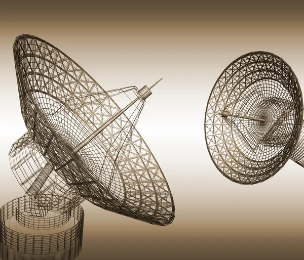 Çanak antenler — Stok fotoğraf