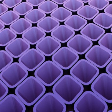 3D işleme illüstrasyon blokları