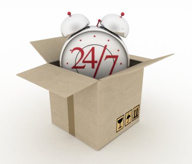 mal Online Teslimat 24 saat stream yürütülüyor. Lojistik kavramı