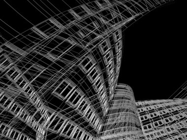 soyut mimari 3d İnşaat