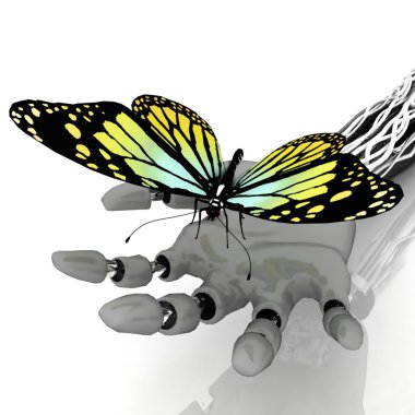 bir yandan Robot kelebek